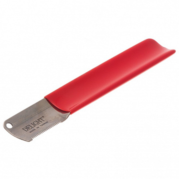 Нож триминговочный DeLIGHT красный #43354