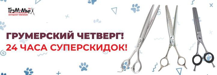 Грумерский четверг 11.09: ножницы KOMONDOR Alexx со скидкой до 30%!