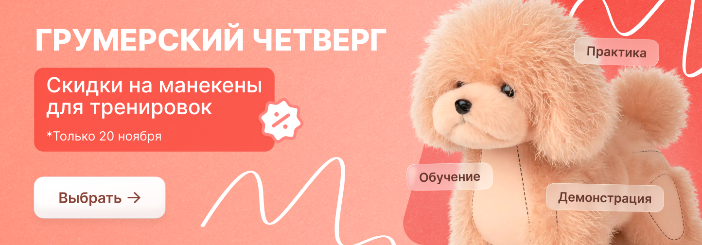 Грумерский четверг: отточите свое мастерство со скидкой! 