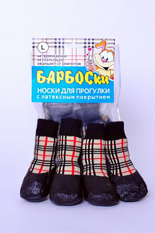 Носки БАРБОСКи L &quot;Клетка&quot; 15765
