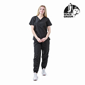 Рубашка SPACE GROOM Crew черная L  RB1-L