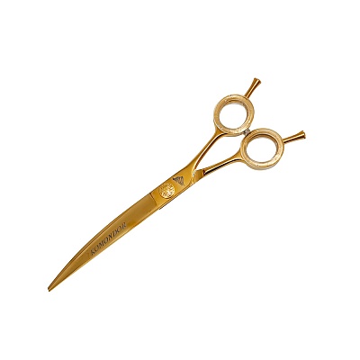 Komondor Ножницы GOLD изогнутые  KG-53