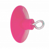 ZooOne Присоска силиконовая с кольцом для ванны Розовая 97-03