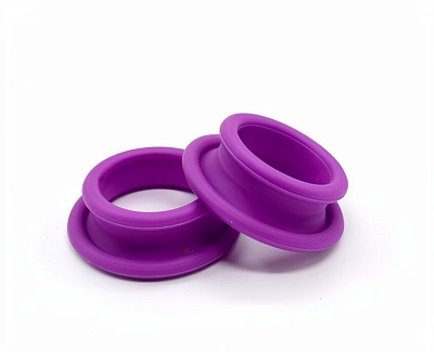 Komondor Кольца для большого пальца матовые фиолетовые (пара), KRbf-011