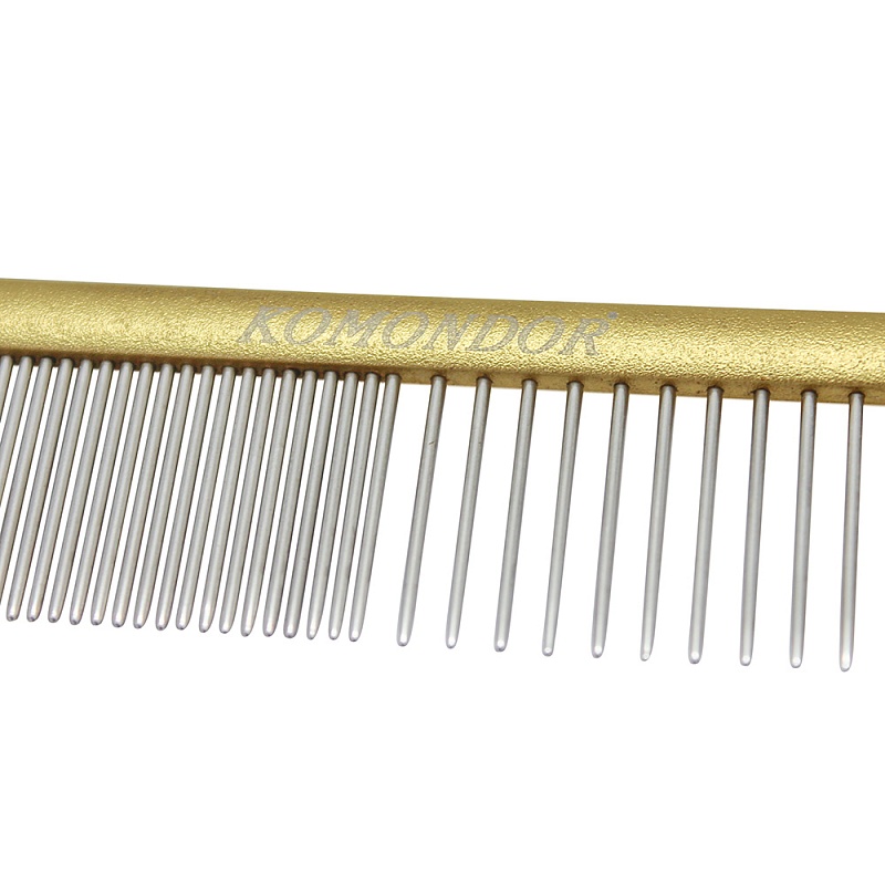 Гребень KOMONDOR золото 50/50 11.5 см  KG-006