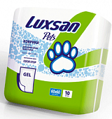 Пеленки с гелем LuxsanPets Premium GEL 60x60 см 10 шт