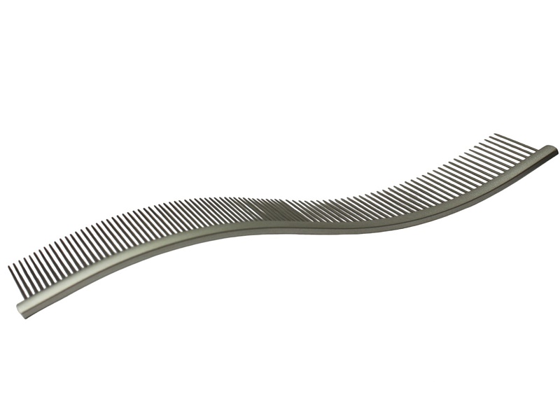 Komondor Гребень Silver, 24.5 см, волна 50/50, KG-013