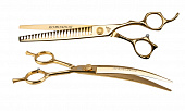 Набор ножниц Komondor GOLD KG-51 + KG-53 NKG-002