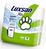 Пеленки с гелем LuxsanPets Premium GEL 60x90 см 10 шт