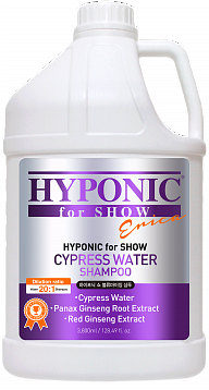 Hyponic for SHOW DOGS Кипарисовый водный шампунь для собак 3.8 л