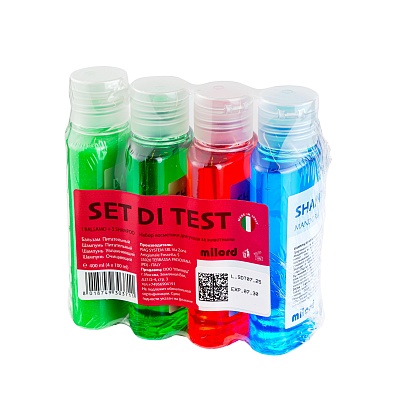 Набор  пробный MILORD, 100 мл*4,  М3711