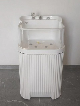 Milord NanoBubble Ванна для мытья собак белая B-6065XN