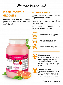 Шампунь IV SAN BERNARD "Розовый грейпфрут" 3.25л