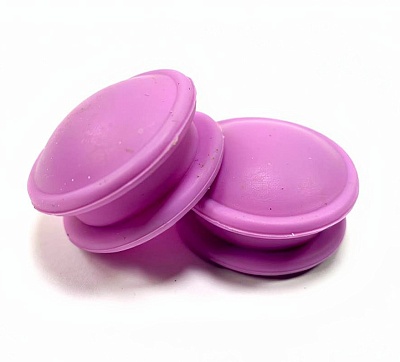 Komondor Кольца тренировочные матовые фиолетовые (пара), KRt-016