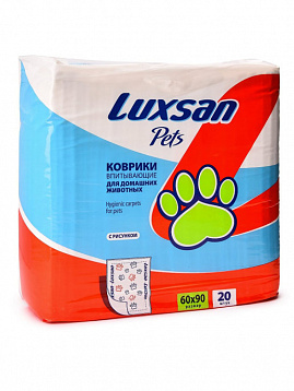 Пеленки впитывающие LuxsanPets 60x90 см 20 шт