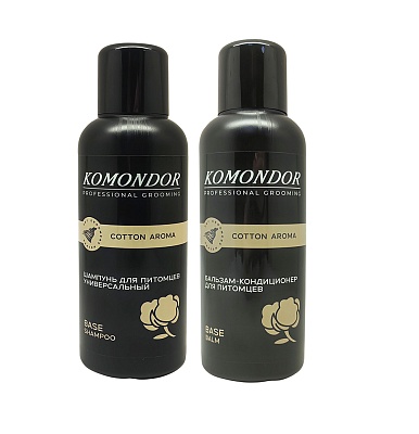 KOMONDOR Набор Кондиционер + Шампунь "Base" 2 х 500 мл, KN-007