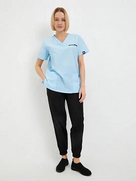 Блуза SPACE GROOM Pulsar, голубая XL, BIB4-XL