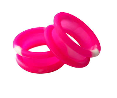 Komondor Кольца для ножниц матовые фуксия (пара), KRp-008