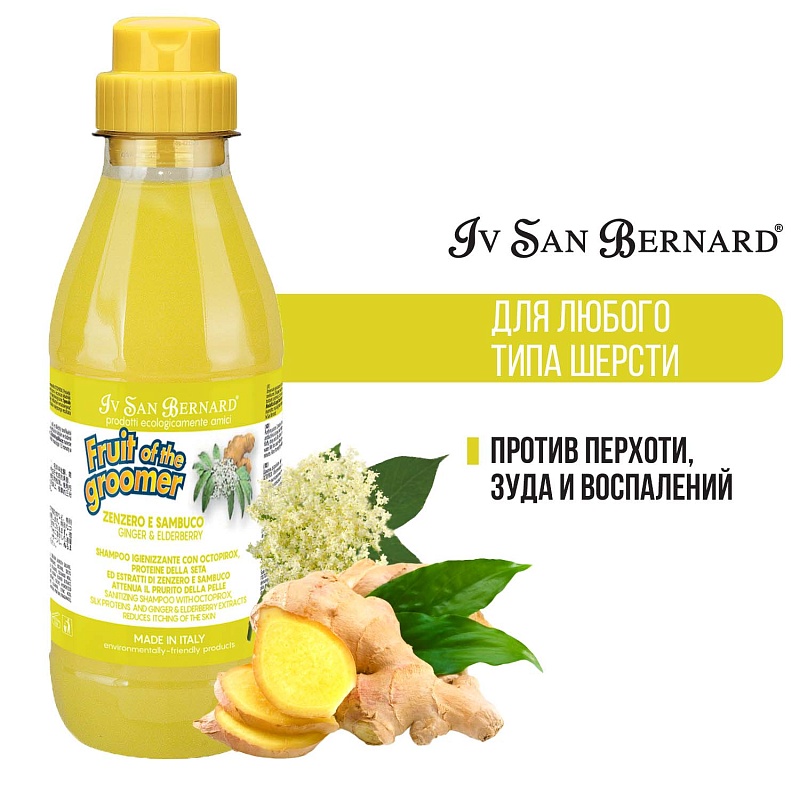 Шампунь IV SAN BERNARD "Имбирь-бузина" 500 мл