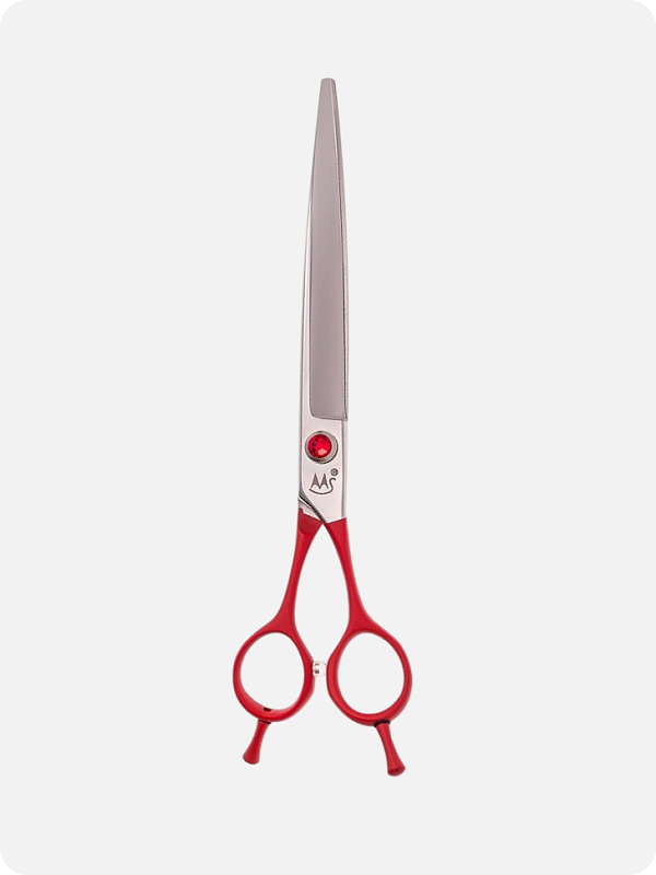 Ножницы Moshou QD-80 Red изогнутые 8' 