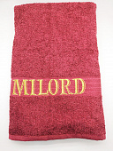 Полотенце MILORD шоколад MT014