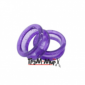 Кольца для ножниц фиолетовые
