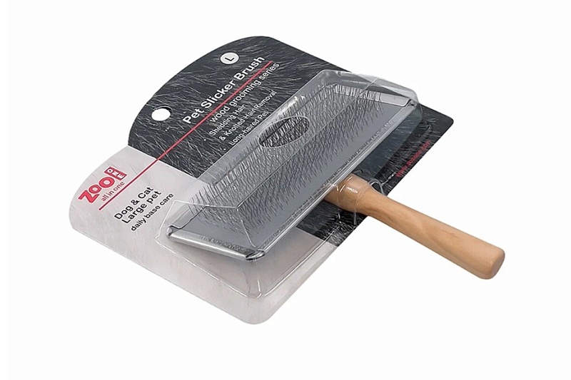 Пуходёрка ZooOne ОПТИМА металлическая малая с каплей 46841L 