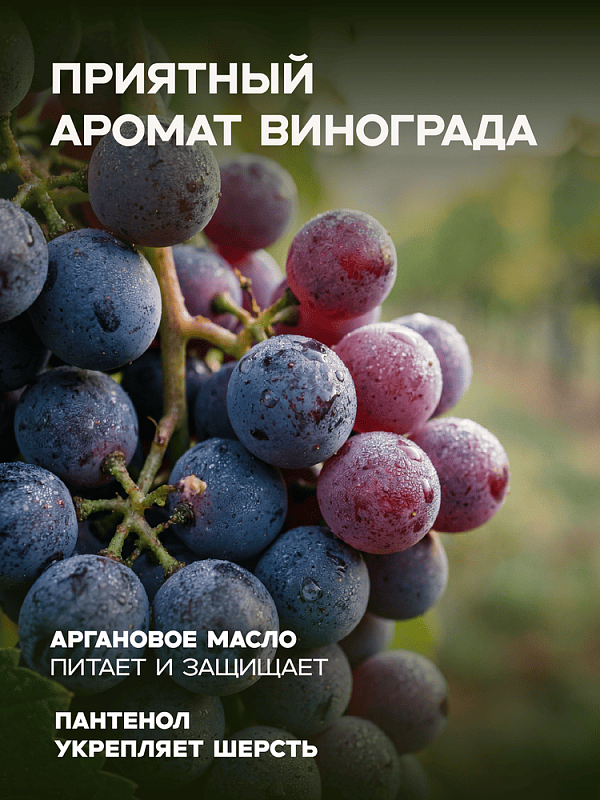 MILORD Набор "Очищающий" Бальзам Универсальный  + Шампунь  "Арган и Виноград"  по 300 мл M3889