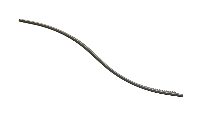 Komondor Гребень Silver, 24.5 см, волна 50/50, KG-013