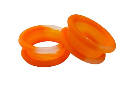 Komondor Кольца для ножниц матовые оранжевые (пара), KRp-009