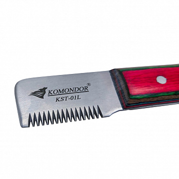 Нож Komondor для тримминга леворукий KST-01L