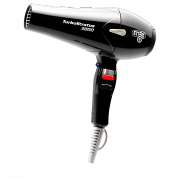 ETI Фен Turbo Stratos 3800 Xtrapower, черный, 2605200C0