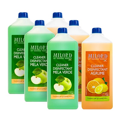 MILORD Набор Дез. средств Mela Verde коробка 1лх3шт+Agrume 1лх3шт