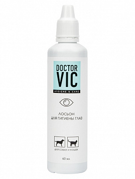 Лосьон Doctor VIC для  гигиены глаз кошек и собак 0,06 л