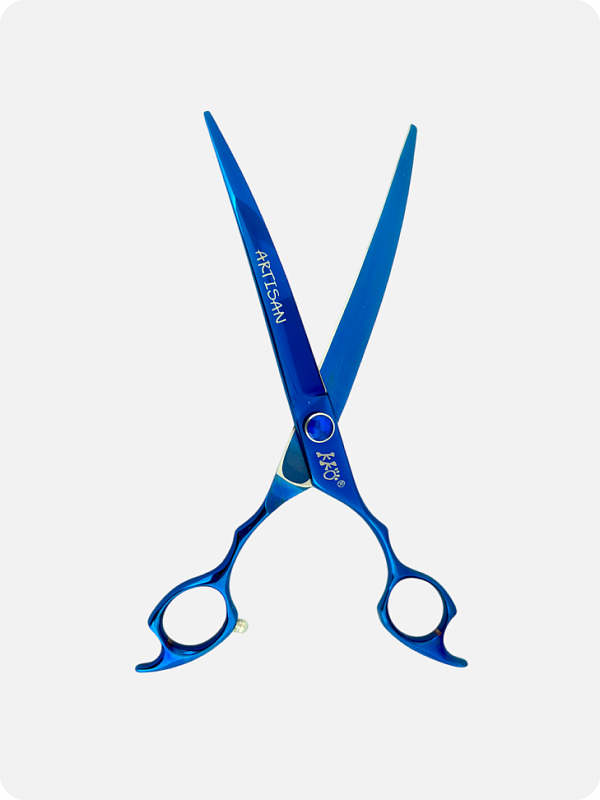 KKO Artisan Ножницы изогнутые 8' голубой GAC800C-BL