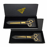 Набор ножниц Komondor GOLD KG-51 + KG-53 NKG-002