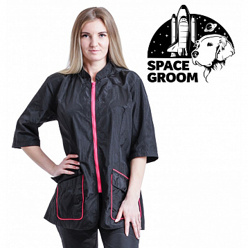 Блуза SPACE GROOM Кант черная XXL  R01-5