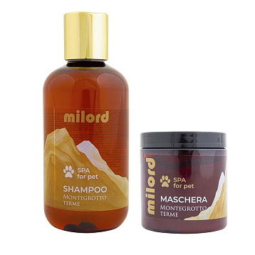 Milord Набор для SPA-ухода «Montegrotto Terme» шампунь+ маска,  200+250 мл, NM0042