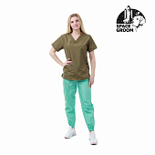Рубашка SPACE GROOM Crew хаки XL  RKH1-XL