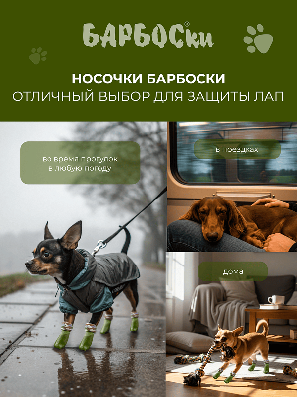 Барбоски №6 "Зеленые"  157006