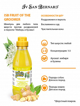 Шампунь IV SAN BERNARD "Имбирь-бузина" 1л