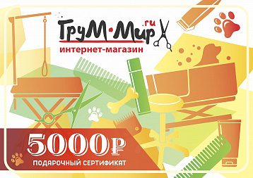 Сертификат подарочный  - 5000₽